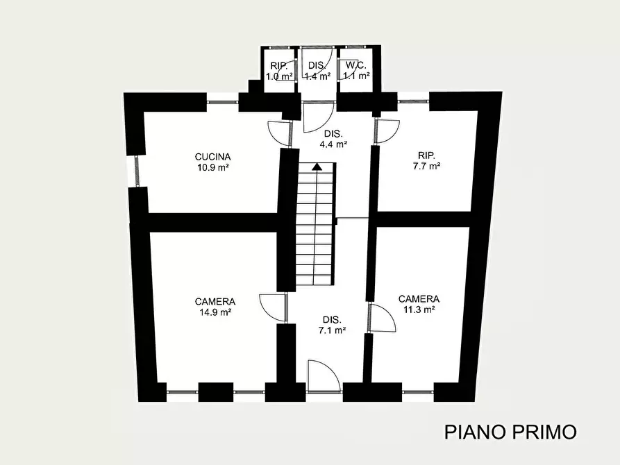 Immagine 27 di Casa semindipendente in vendita  in Via Villanova e Campo a Tonezza Del Cimone