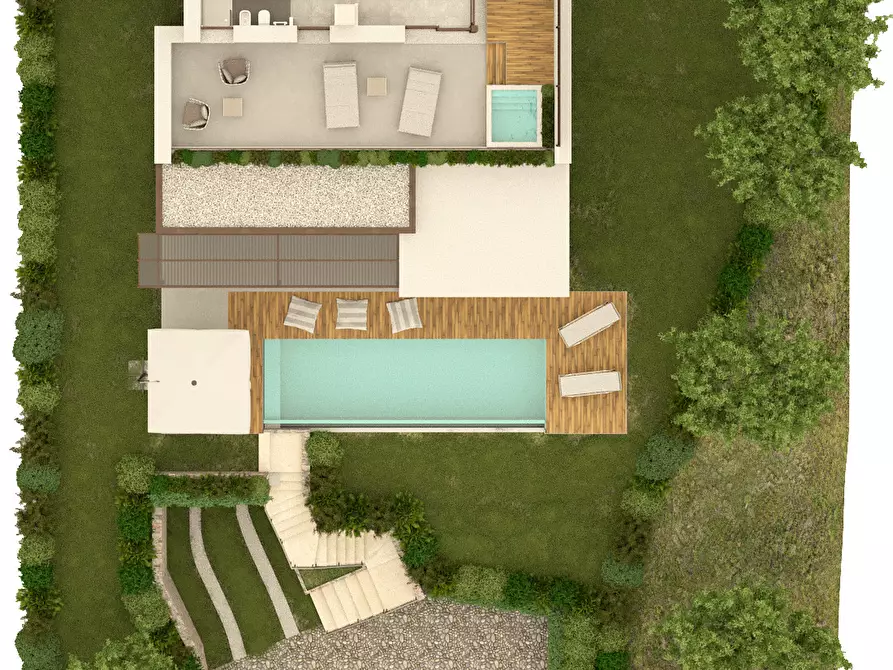 Immagine 25 di Villa in vendita  in via dei fanti a Lonato del Garda