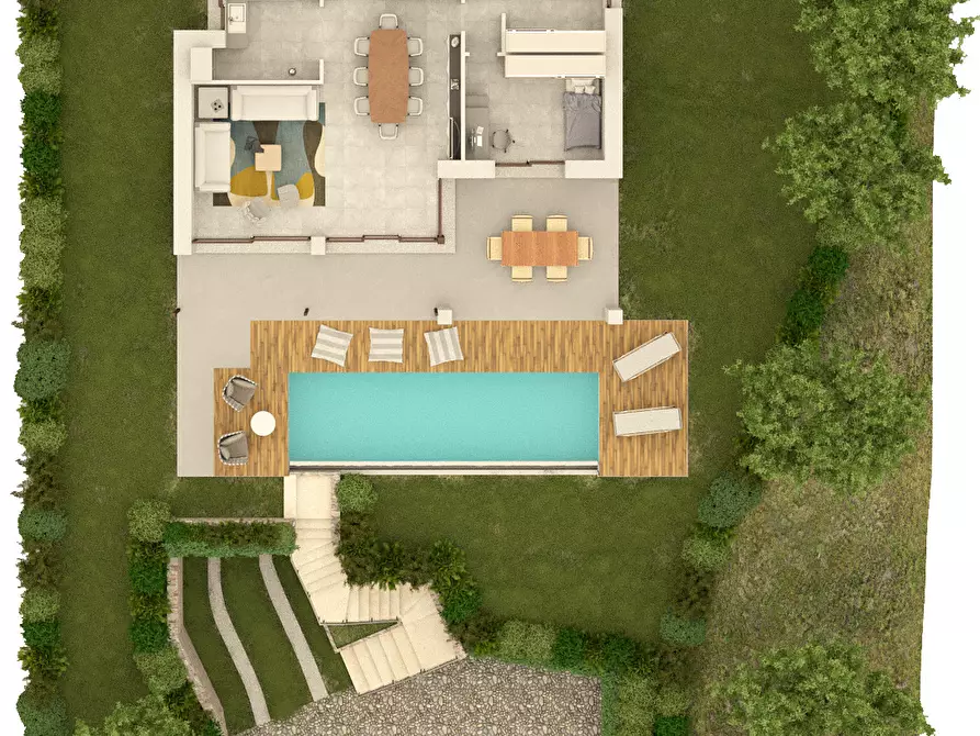 Immagine 24 di Villa in vendita  in via dei fanti a Lonato del Garda