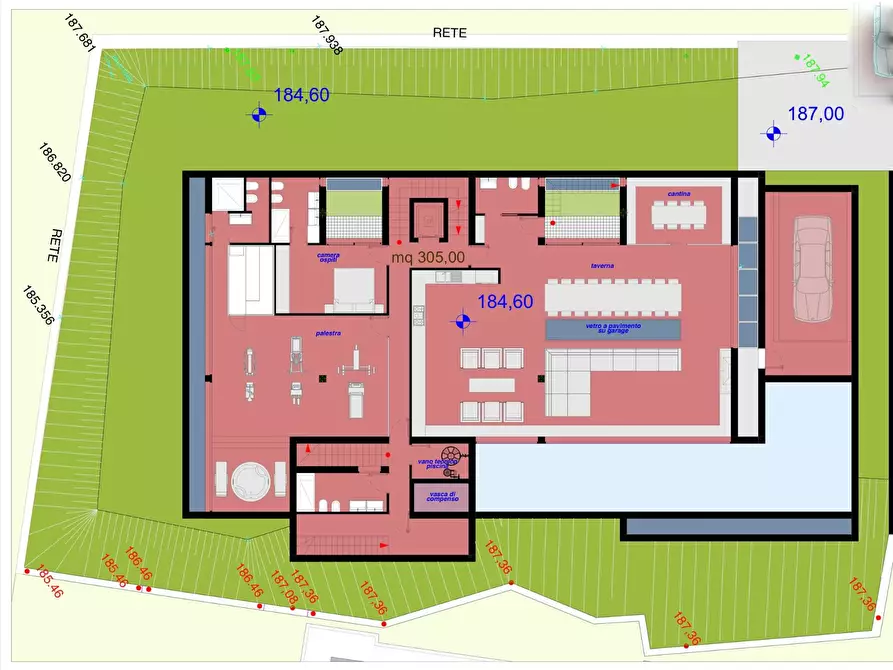 Immagine 22 di Villa in vendita  in Via Ronchi a Padenghe Sul Garda