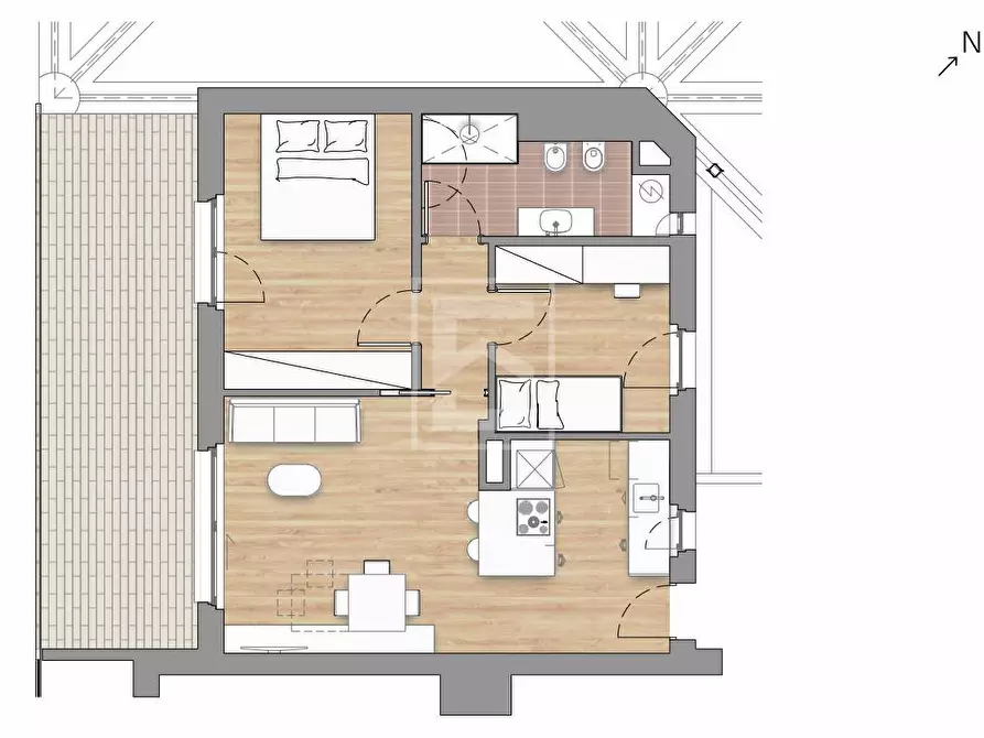 Immagine 29 di Appartamento in vendita  in Via al Vittoriale a Gardone Riviera