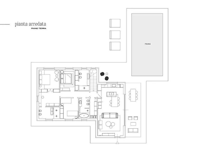 Immagine 9 di Villa in vendita  in via belvedere a Manerba Del Garda