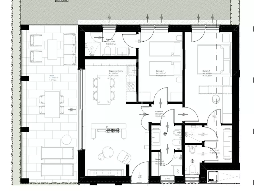 Immagine 22 di Appartamento in vendita  in piazza San Bernardino a Salò