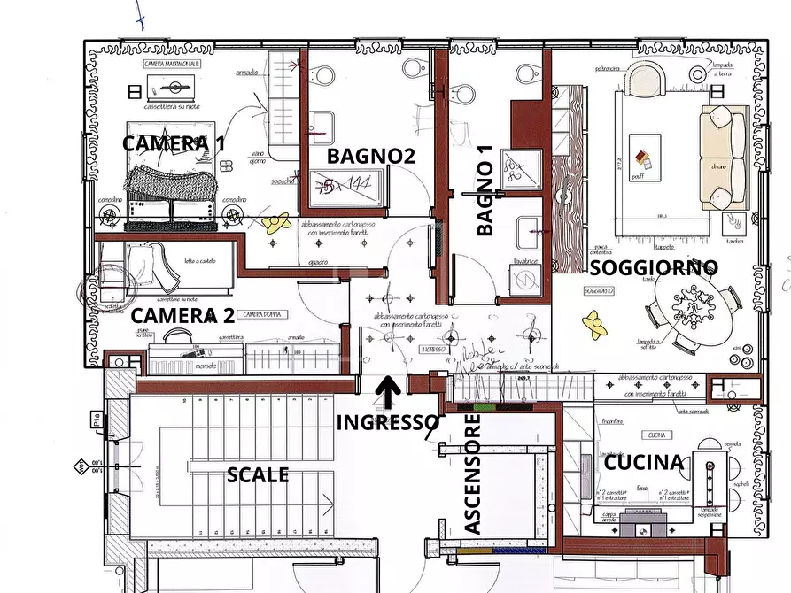 Immagine 24 di Attico in vendita  in via riccardo cozzaglio a Tremosine