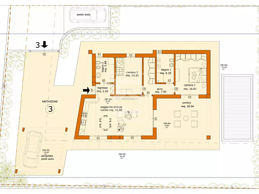 Immagine 22 di Villa in vendita  in via repubblica a Manerba Del Garda