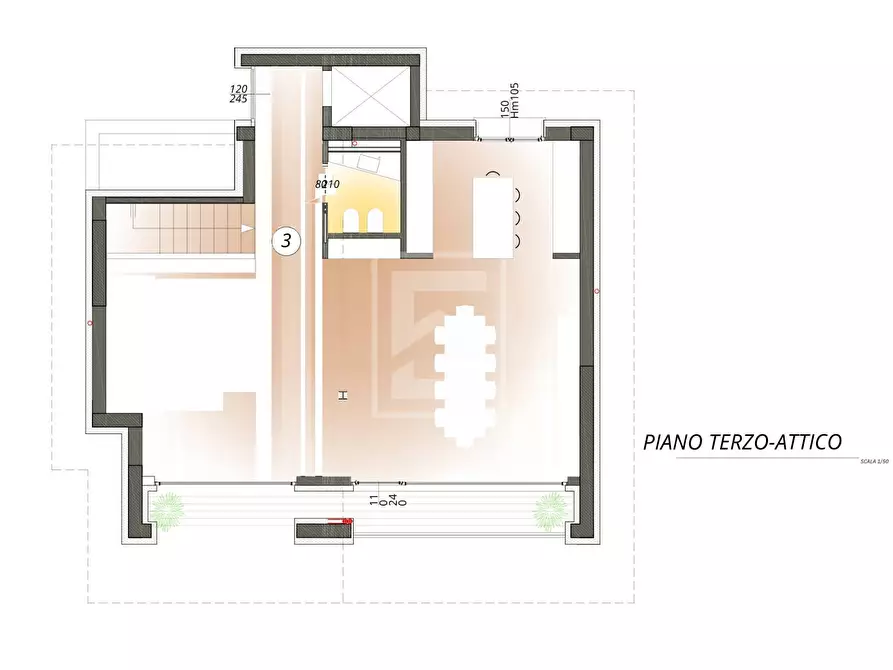 Immagine 22 di Attico in vendita  in via scuole a Desenzano Del Garda