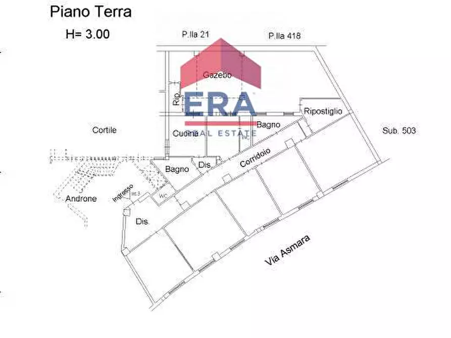 Immagine 21 di Appartamento in vendita  in Via Asmara a Roma