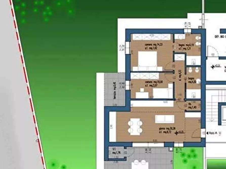 Immagine 7 di Appartamento in vendita  a Pordenone