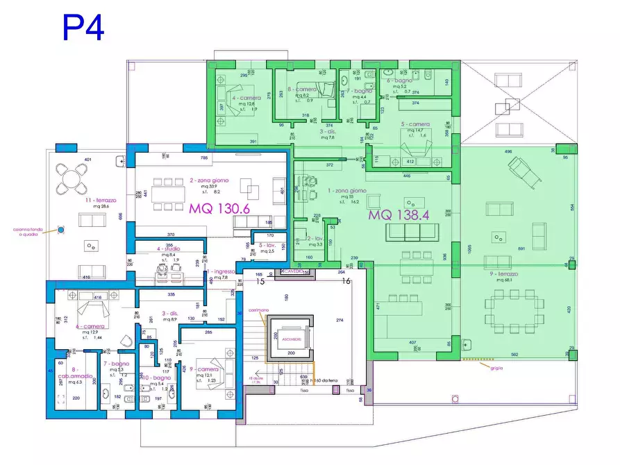 Immagine 2 di Attico in vendita  a Pordenone