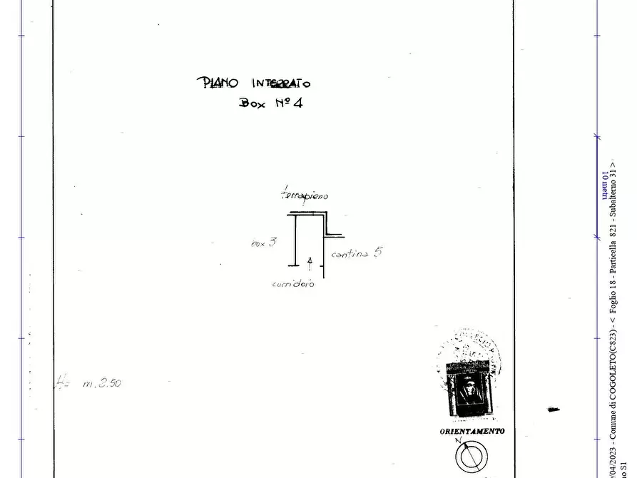 Immagine 6 di Box auto in vendita  in Via Belvedere a Cogoleto