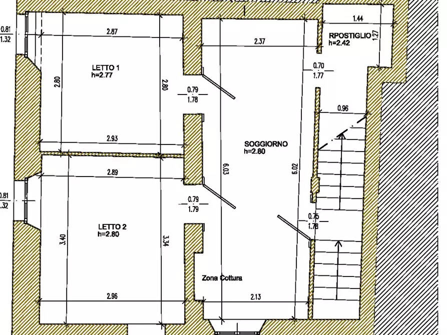 Immagine 3 di Villetta a schiera in vendita  in di Mezzo a Montalcino