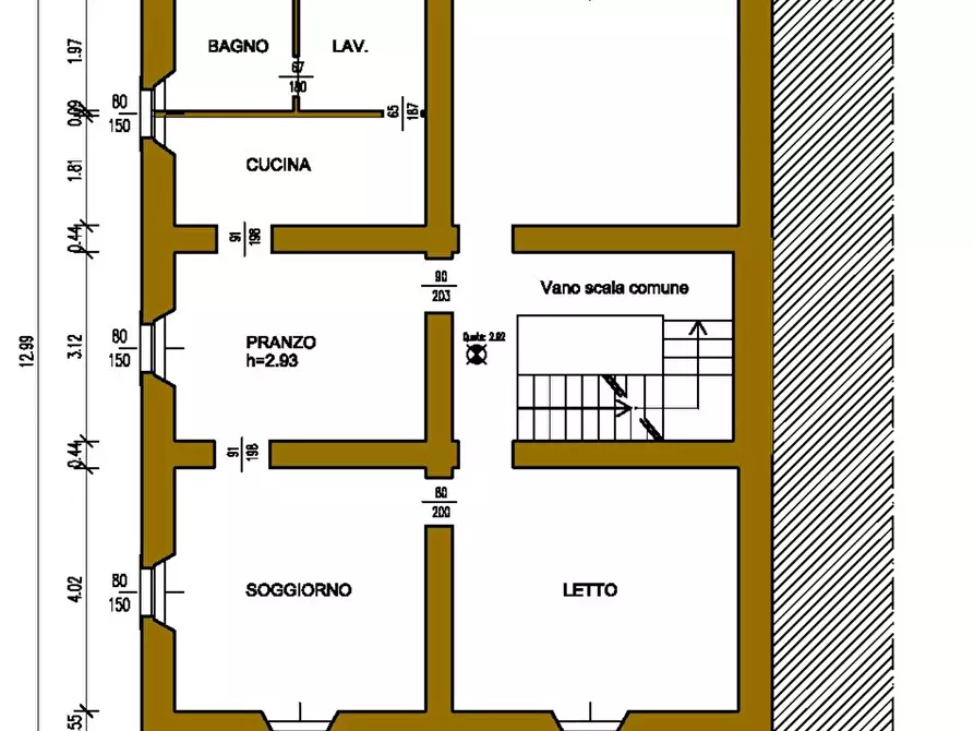 Immagine 18 di Appartamento in vendita  in piaggia della porta a Montalcino