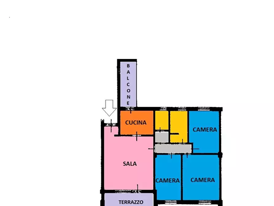 Immagine 20 di Appartamento in vendita  in Gavino Matta a Sassari