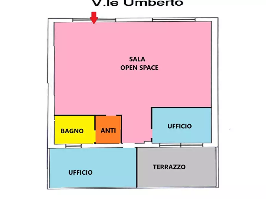 Immagine 25 di Locale commerciale in affitto  in viale Umberto a Sassari