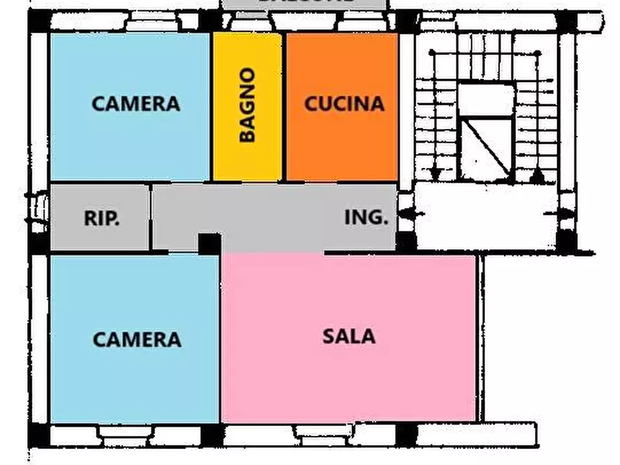 Immagine 21 di Appartamento in vendita  in VIA PRINCIPE DI PIEMONTE a Sassari
