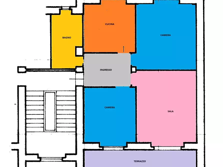 Immagine 27 di Appartamento in vendita  in via Coradduzza a Sassari