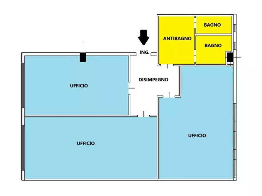 Immagine 24 di Ufficio in vendita  in S.V. Predda Niedda strada 18bis a Sassari