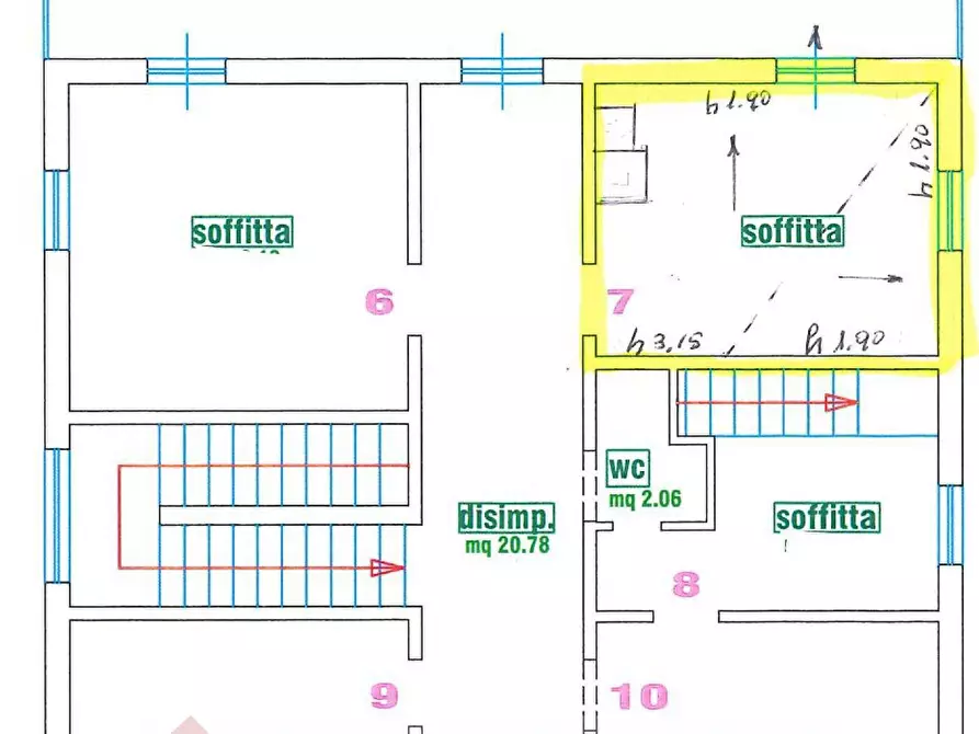 Immagine 23 di Appartamento in vendita  in VIA GINO MORETTI a San Benedetto Del Tronto