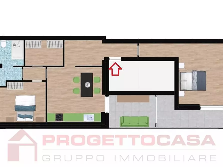 Immagine 5 di Appartamento in vendita  in roma a San Benedetto Del Tronto