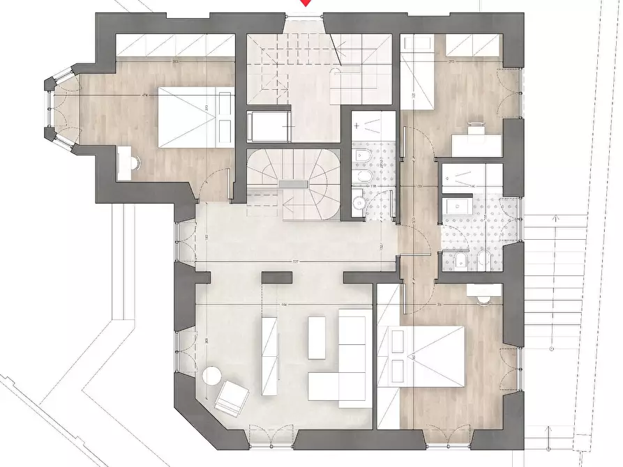 Immagine 14 di Appartamento in vendita  in Via Giovo a Santa Margherita Ligure