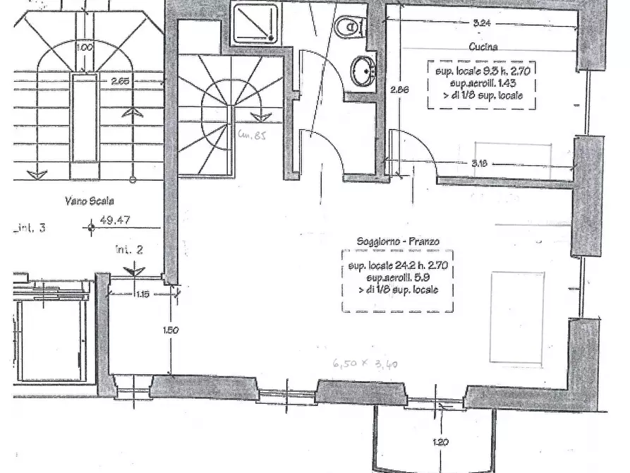 Immagine 16 di Appartamento in vendita  in Via Bozzo Costa a Rapallo