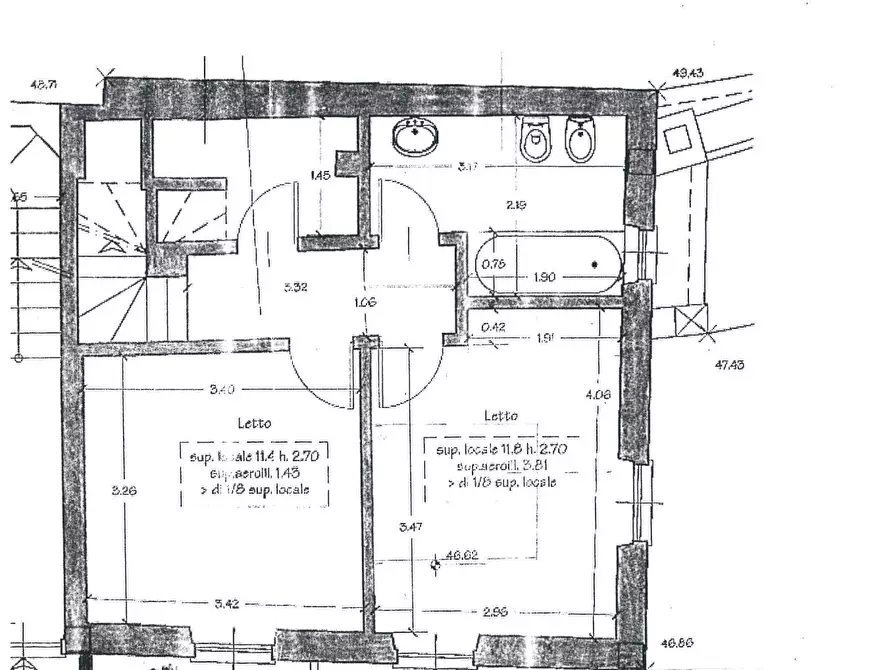 Immagine 17 di Appartamento in vendita  in Via Bozzo Costa a Rapallo