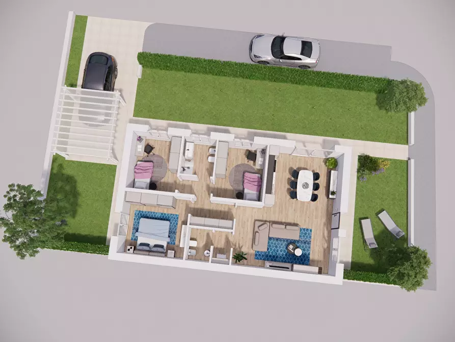 Immagine 11 di Casa bifamiliare in vendita  in Via Monti Ortigara a Castrezzato