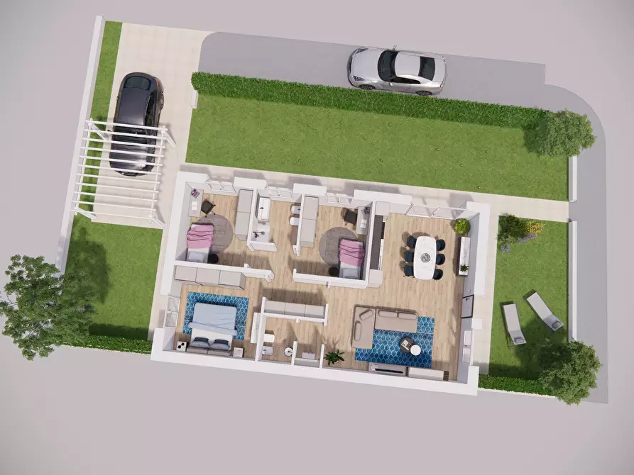 Immagine 24 di Casa bifamiliare in vendita  in Via Monti Ortigara a Castrezzato