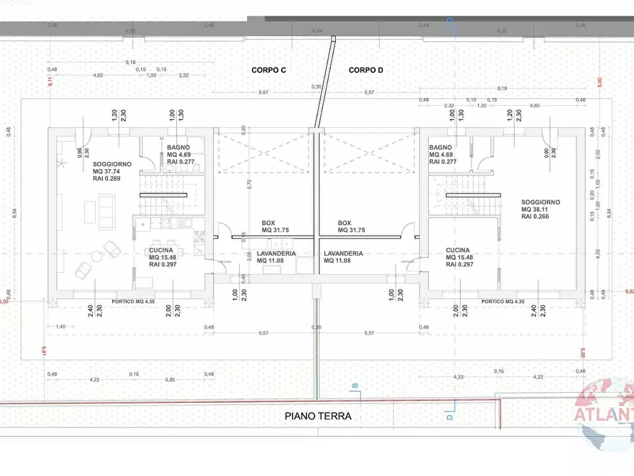 Immagine 25 di Casa bifamiliare in vendita  in Via Tengattini a Paratico