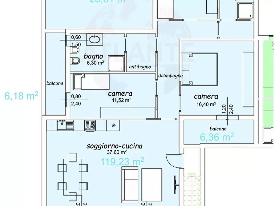 Immagine 14 di Appartamento in vendita  in Via Molino Emili a Maclodio