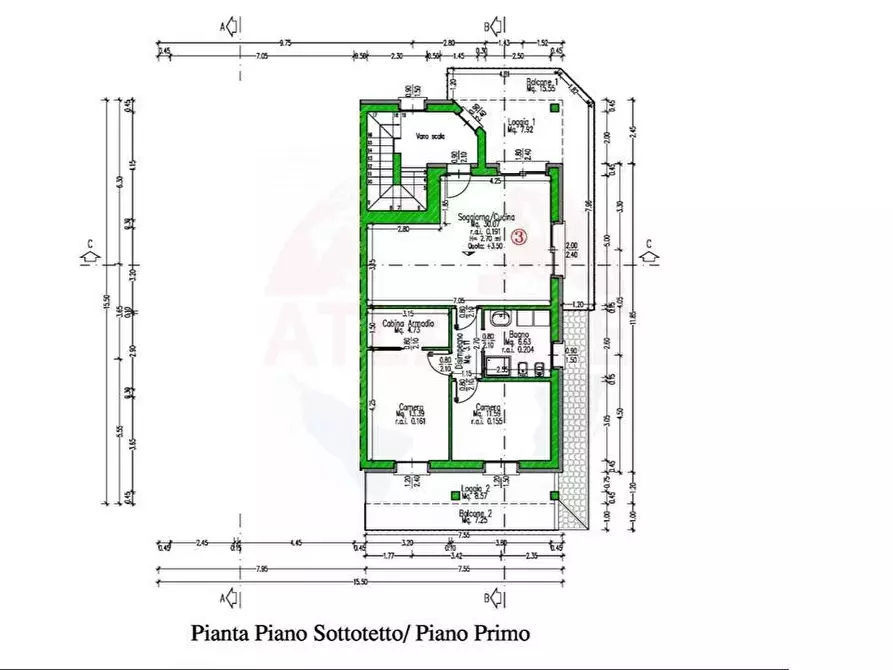 Immagine 30 di Appartamento in vendita  in Via Don Giovanni Bosco a Castrezzato