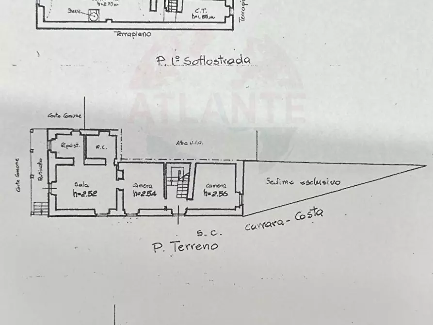 Immagine 28 di Casa semindipendente in vendita  in Regione Carrara a Terzo
