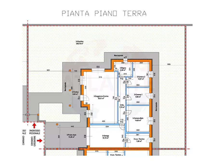 Immagine 27 di Casa bifamiliare in vendita  in Via Aldo Moro a Roccafranca