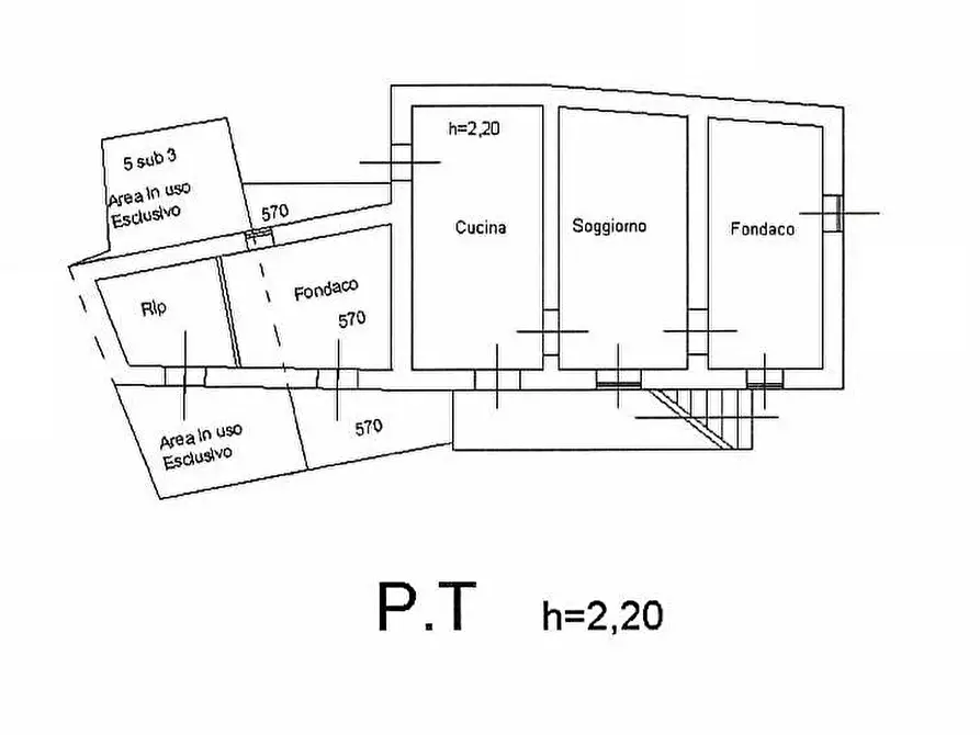 Immagine 19 di Villetta a schiera in vendita  in Località Villa Gesso a Teramo