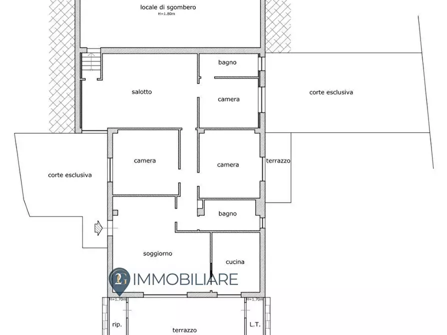 Immagine 26 di Villetta a schiera in vendita  in Via Canonica a Arcola