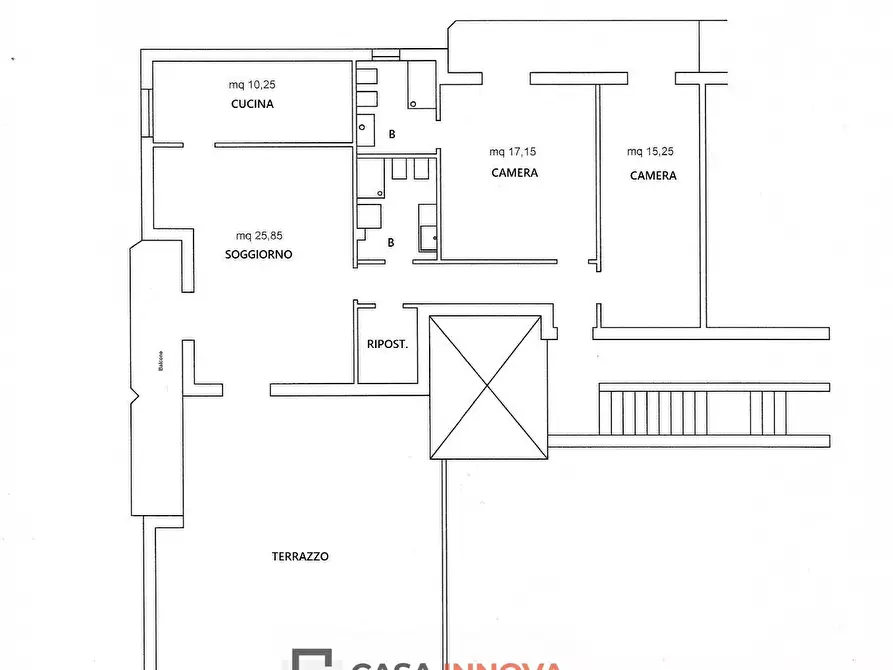 Immagine 27 di Appartamento in vendita  in Via Pasquale Vena a Matera