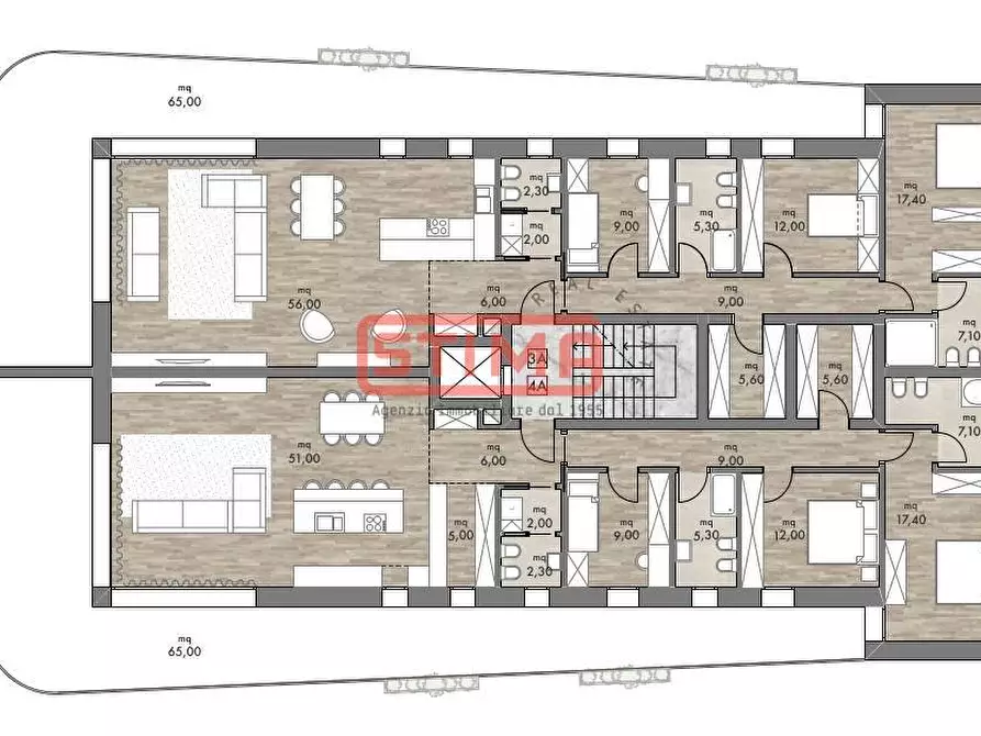 Immagine 27 di Appartamento in vendita  a Treviso