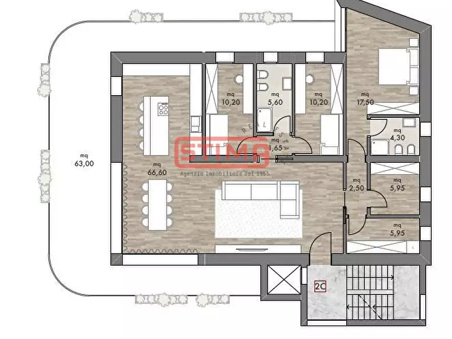 Immagine 28 di Appartamento in vendita  a Treviso