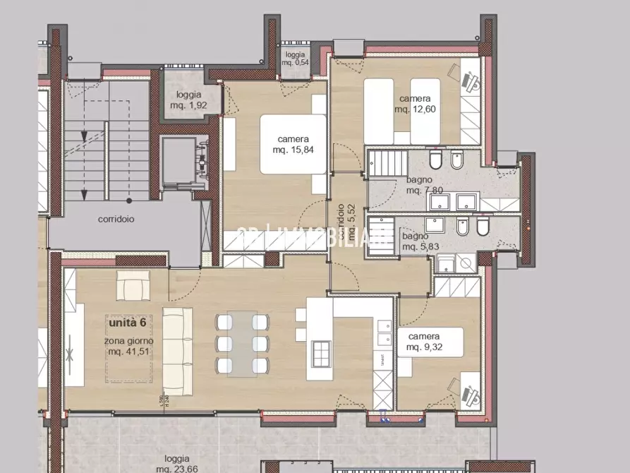 Immagine 19 di Appartamento in vendita  in Via Palladio a Montebelluna