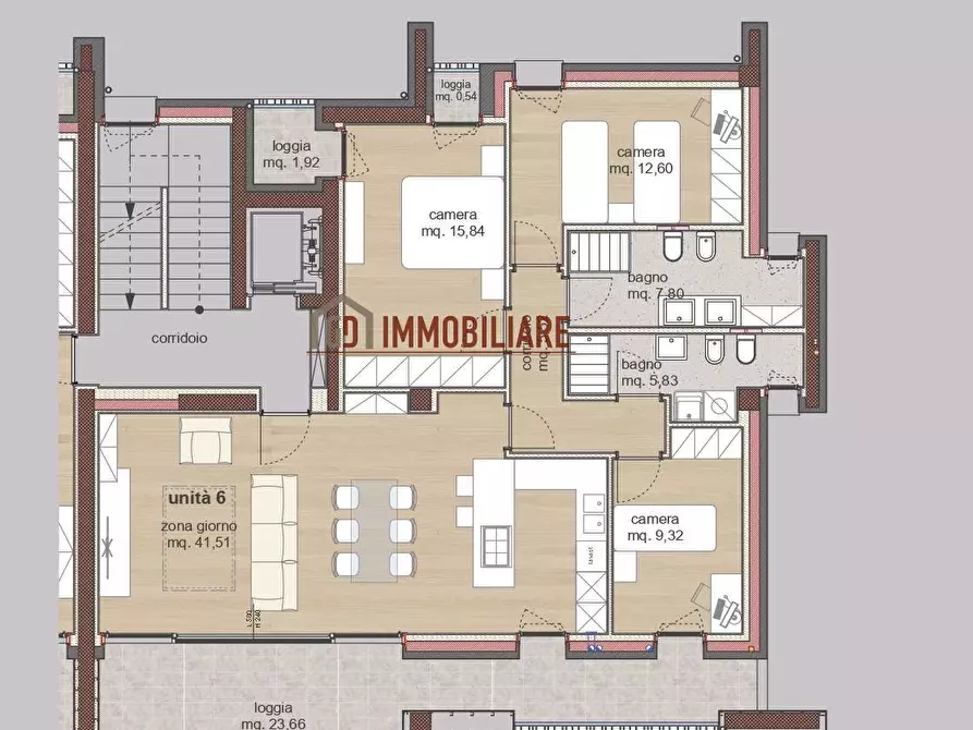 Immagine 11 di Appartamento in vendita  in Corso Mazzini a Montebelluna