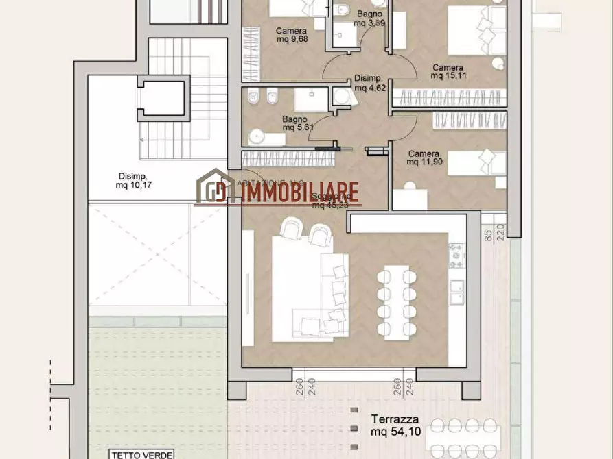 Immagine 27 di Attico in vendita  in Via Legrenzi a Montebelluna