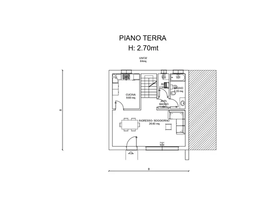 Immagine 5 di Villetta a schiera in vendita  a Monteprandone