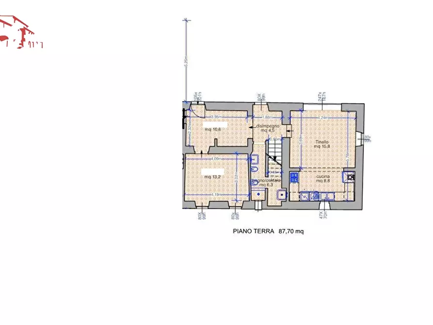 Immagine 16 di Rustico / casale in vendita  in via di Rosano a Bagno A Ripoli