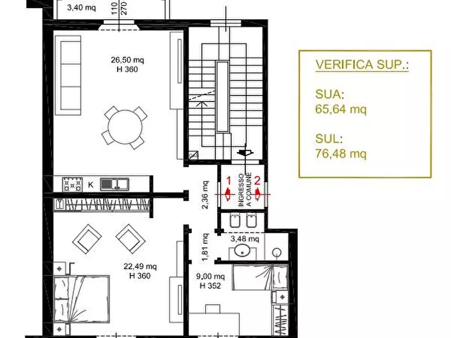 Immagine 1 di Appartamento in vendita  in via Settembrini a Firenze