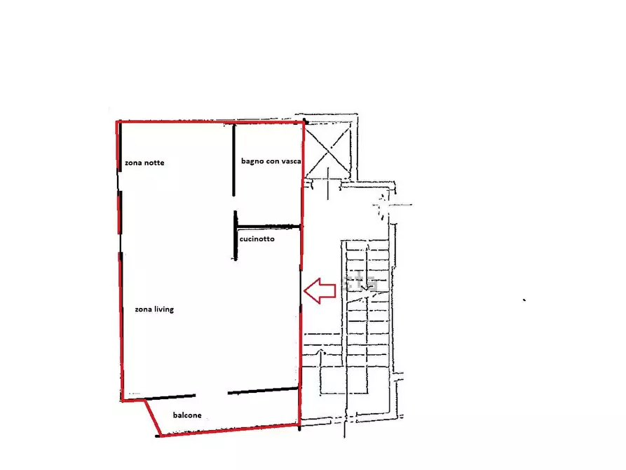 Immagine 26 di Appartamento in vendita  in via Aretina a Firenze