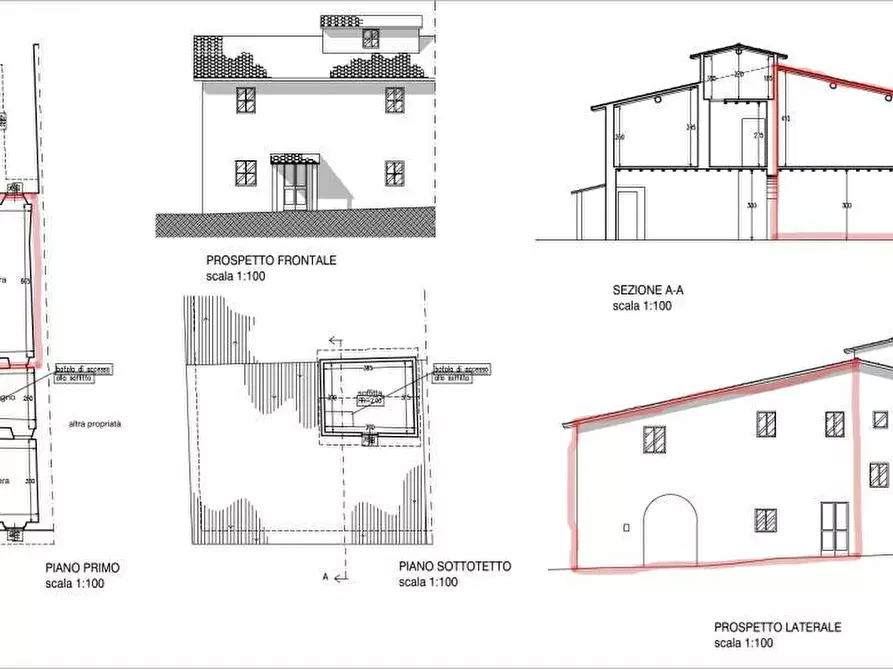 Immagine 7 di Rustico / casale in vendita  in via di San Gavino a Scarperia E San Piero