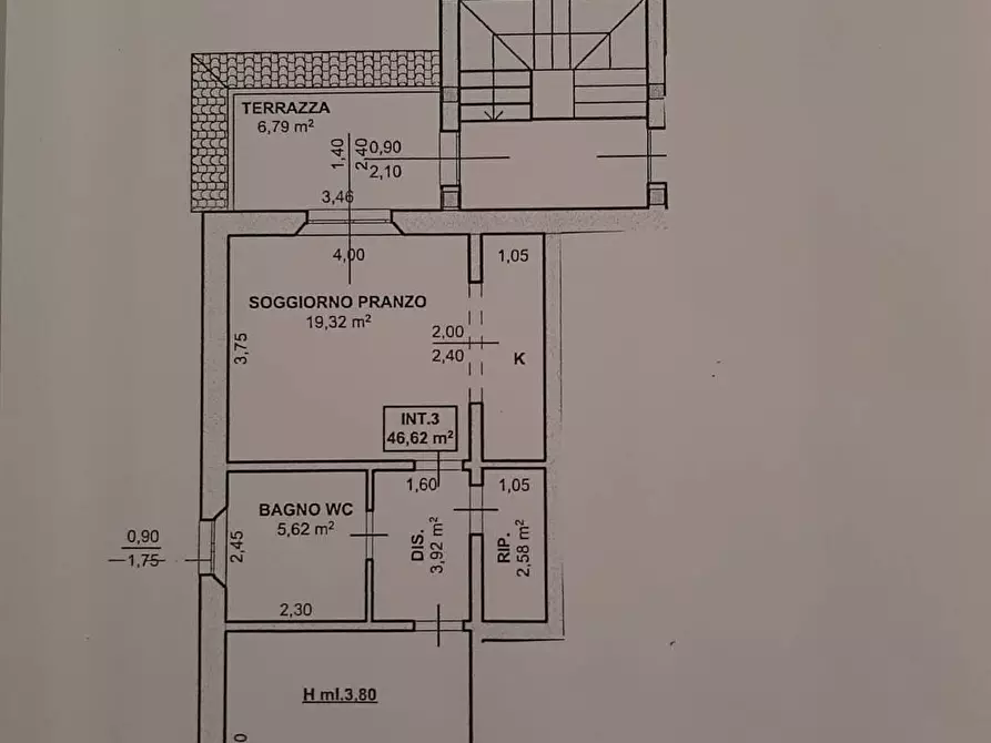 Immagine 3 di Appartamento in vendita  in viale Italia a Rosignano Marittimo