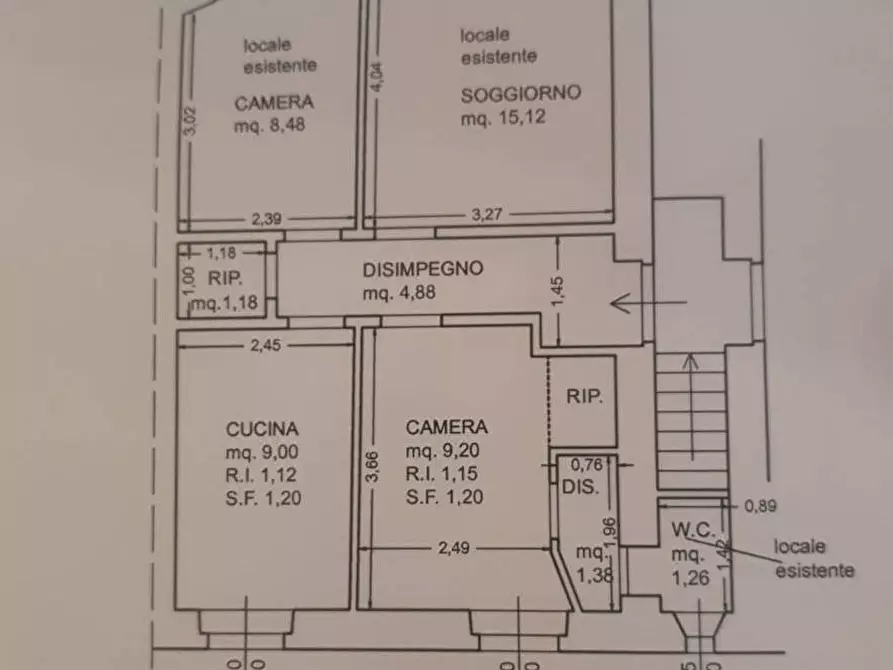 Immagine 4 di Appartamento in vendita  in PIAZZA CAVALCANTI a Pelago