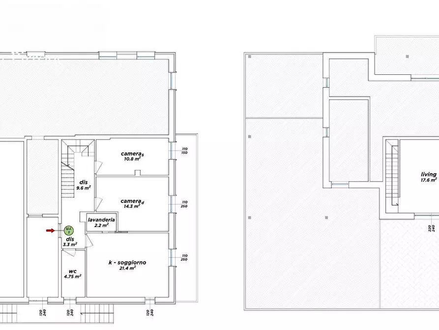 Immagine 4 di Appartamento in vendita  in viale della Vittoria a Cecina