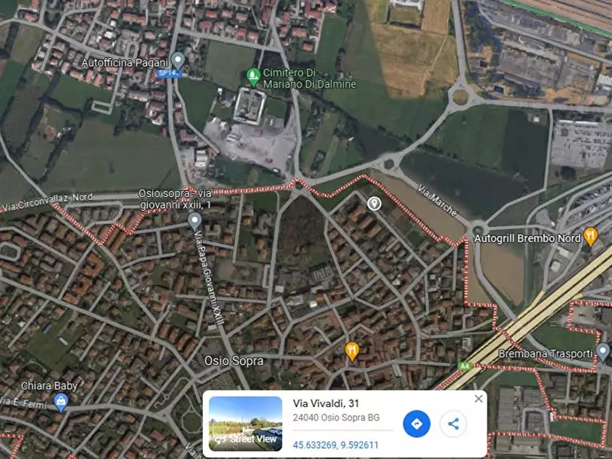 Immagine 2 di Terreno residenziale in vendita  in Vivaldi a Osio Sopra